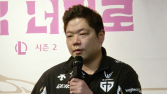 김정수 젠지 감독이 전한 2세트 ‘탑 니달리’ 밴픽 비하인드