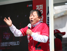태백서 김문수 후보 지지 호소하는 이철규 강원도당위원장
