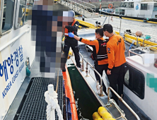 선내 작업 및 조업 중 응급환자 발생…통영해경 긴급조치