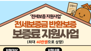 부산시 전세보증금 반환보증료 지원 최대 40만원으로 확대