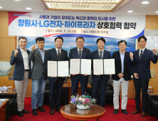LG전자-하이프라자, 창원시와 상생협약 체결…청년 코칭·문화예술·전입자 지원 나서