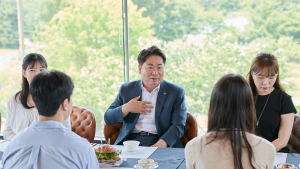 오세현 아산시장, MZ공무원들과 ‘브런치 소통’
