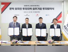 원주시 문막 외국인투자지역 완전 분양 '축포'