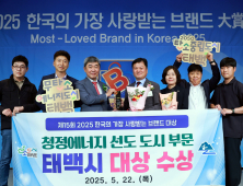 태백시, 청정에너지 선도도시 부문 대상…미래 에너지도시 '착착'