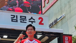김문수 “이준석과 만남 추진 중”…홍준표 ‘미래 투자’ 발언에 보인 반응은 [21대 대선]
