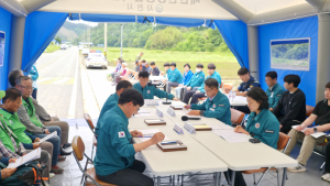 사천시, 산사태 재난 대비 주민대피 훈련 전개