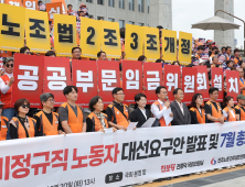 “비정규직 고용불안 해결해야”…대선 후보 향한 노동자들의 요구