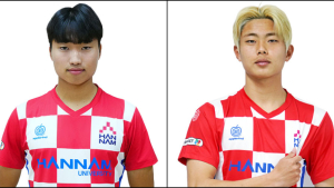 한남대 축구부 출신 4명, U20·U22 국가대표 선발
