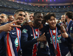 PSG 이강인, 결장에도 UCL 우승…韓 최초 트레블 위업