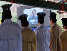 고향 찾아 지지 호소하는 이재명