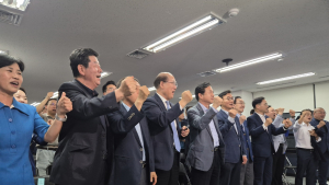 민주당 부산 선대위 ''마의 40% 득표율 돌파에 고무,  울산에서는 이재명 후보 승리 예상