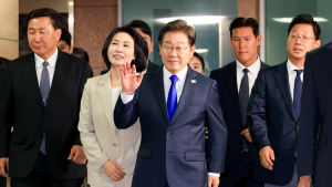 ‘당선 확실’ 이재명 “국민들 위대한 결정에 경의 표해” [21대 대선]