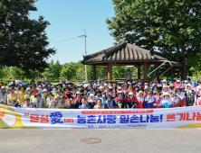 250명 자원봉사자, 달성군 농촌에 사랑과 땀방울 선물