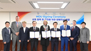 미국 콜럼버스 주립대 대표단, 진주 K-기업가정신센터 방문