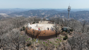 아산시, 광덕산 정상에 이달 말 전망대 설치