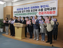 '현대건설 사업불참 ' 가덕도신공항, 개항 시기 늑장 책임 놓고 시·정치권·시민단체 목소리 제각각