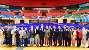 올림픽 스타 총출동…경산서 ‘춘계 회장기 실업탁구대회’ 개막