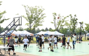 구미서 ‘통일염원 전국 3on3 농구대회’ 개최…96팀 열전