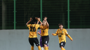 화천KSPO, 경주한수원에 2-0 완승… 1위 굳건히 유지 [WK리그]