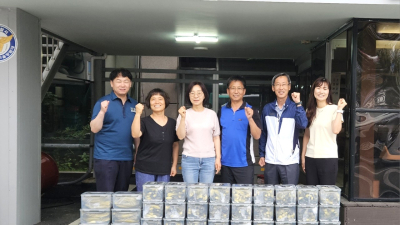 포천시 소흘읍자율방범대, 90가구에 '사랑의 오이지' 전달