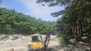 강원 고성 토성면 도원리마을 휴양지 정비
