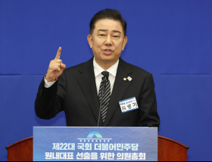 민주, 새 원내대표로 3선 김병기 선출…“李정부 성공 위한 교두보 될 것”