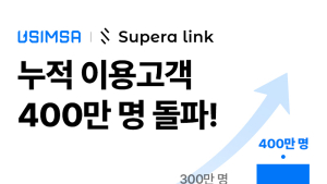 ‘QR만 스캔하면 개통’ 유심사,  eSIM 누적 이용자 400만명 돌파