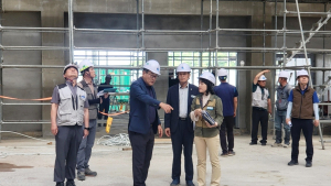 함양군 백삼종 부군수, 건축 대형 공사장 현장 점검