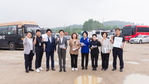 안산시의회 도시환경委, 초지동 대형자동차 임시주차장 현장 점검