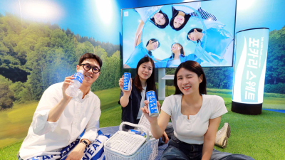 동아오츠카, 아일릿 팝업스토어에 '포카리스웨트 존' 운영
