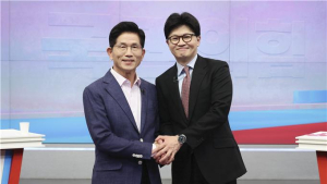 野 차기 당대표, 김문수 20.3%, 한동훈 16.3%…잘모름 26.2% [쿠키뉴스 여론조사]