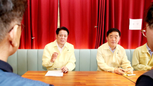 최대호 안양시장, 신안산선 붕괴사고 수습본부 방문...적극 대응 촉구