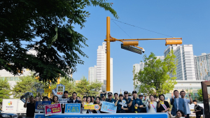 현대제철, 순천 도심서 교통안전 문화 확산 캠페인 실시
