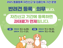 광주시, 7월 ‘동물등록 집중 단속’