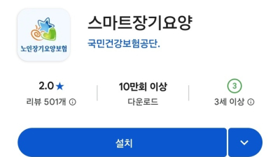 건보공단 ‘스마트장기요양’ 앱 먹통에 요양보호 현장 ‘혼란’