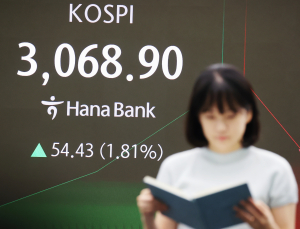 코스피, 중동 리스크 종식에 2%대 강세…3100 목전