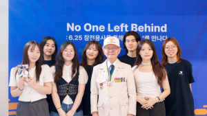 티앤씨재단 장학생, 6‧25 전쟁 75주년 팝업 전시회 열어…참전용사 이야기 담겨
