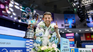 ‘튀르키예 강호’ 초클루, 산체스 꺾고 개막전 정상…통산 2회 우승 [PBA]