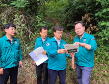 김학홍 행정부지사, 호우 대비 산사태 대응태세 현장점검