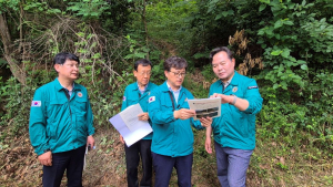 김학홍 행정부지사, 호우 대비 산사태 대응태세 현장점검