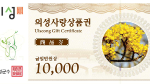 의성군, 산불 피해 극복 위해 의성사랑상품권 발행·할인율 확대