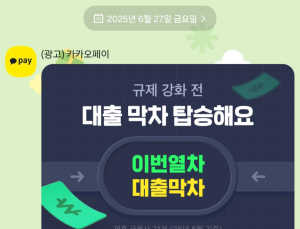 李정부 대출 관리 난리인데…카카오페이는 ‘규제 전 막차 타라’