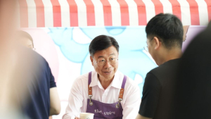 신상진 성남시장, 취임 3주년 맞아 직원 격려 응원카페 열어