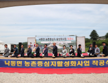 상주시, ‘낙동면 농촌중심지활성화사업’ 첫 삽
