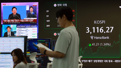 李 “코스피 5000 시대 준비”…투자자 시선은 ‘관세 리스크’