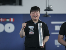 ‘월드컵 통산 2승’ 조명우, 포르투 3쿠션 월드컵 우승…세계 랭킹 1위 등극