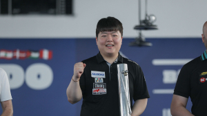 ‘월드컵 통산 2승’ 조명우, 포르투 3쿠션 월드컵 우승…세계 랭킹 1위 등극