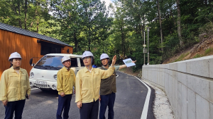 이미라 산림청 차장, 자연휴양림 여름철 안전점검 [쿠키포토]