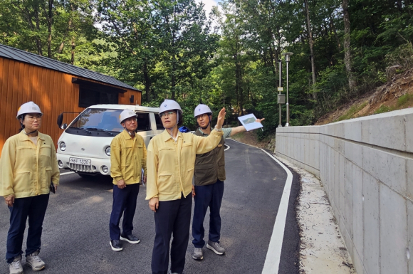 이미라 산림청 차장, 자연휴양림 여름철 안전점검