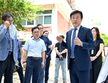 조규일 진주시장, '6.25 참전 학도병 명비 이전' 완료 현장 점검  